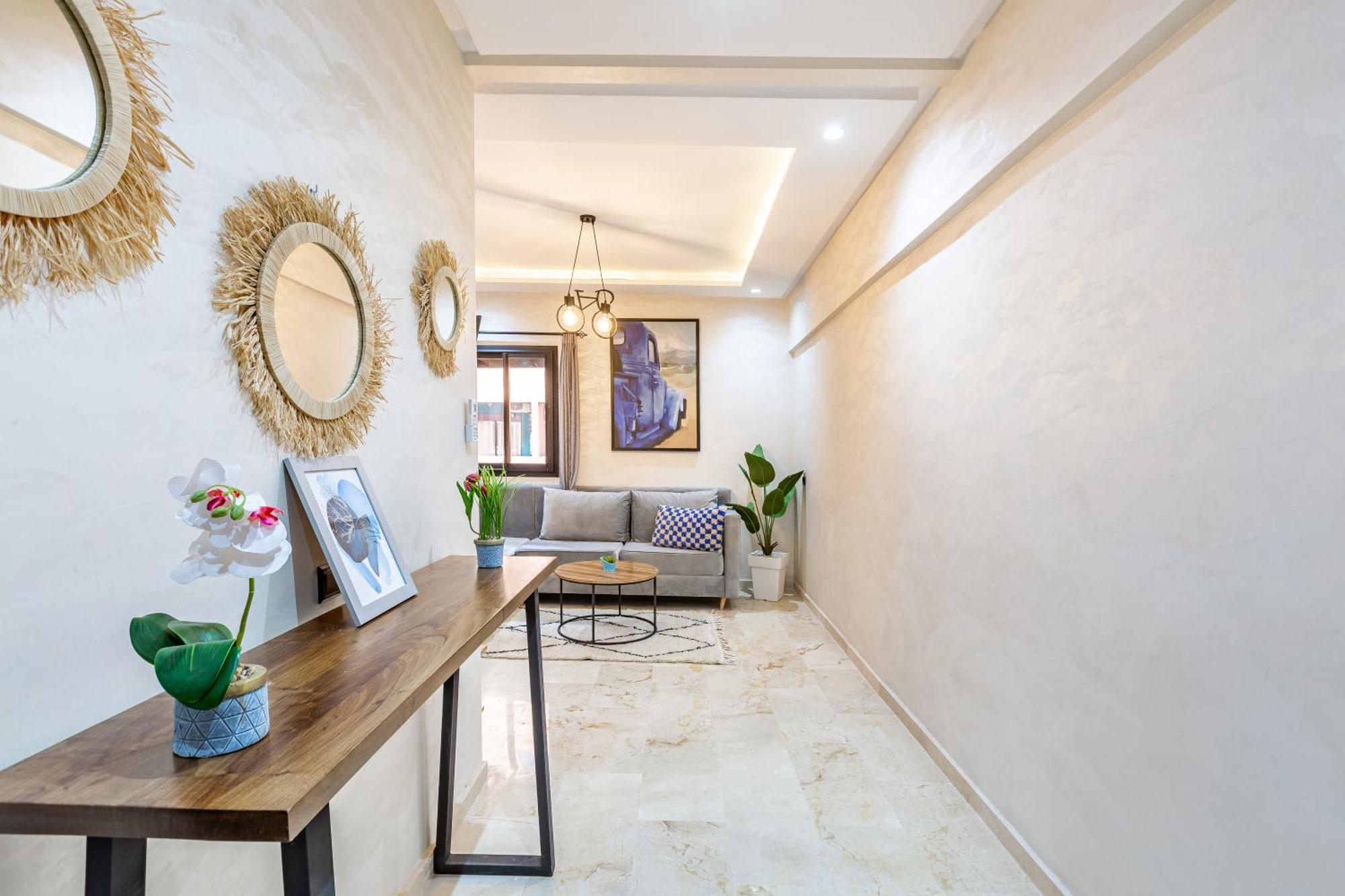 Magnificent Apartment In Gueliz - 100% Equipped マラケシュ エクステリア 写真