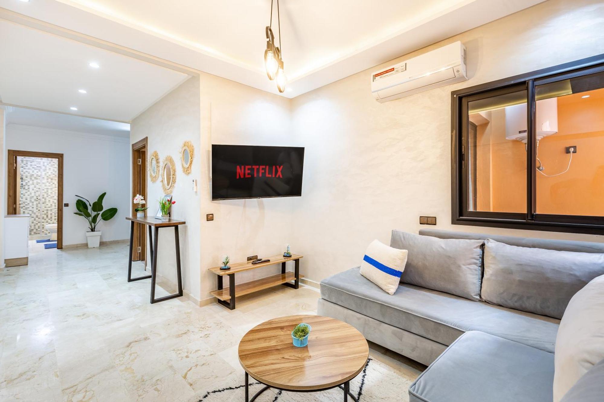 Magnificent Apartment In Gueliz - 100% Equipped マラケシュ エクステリア 写真