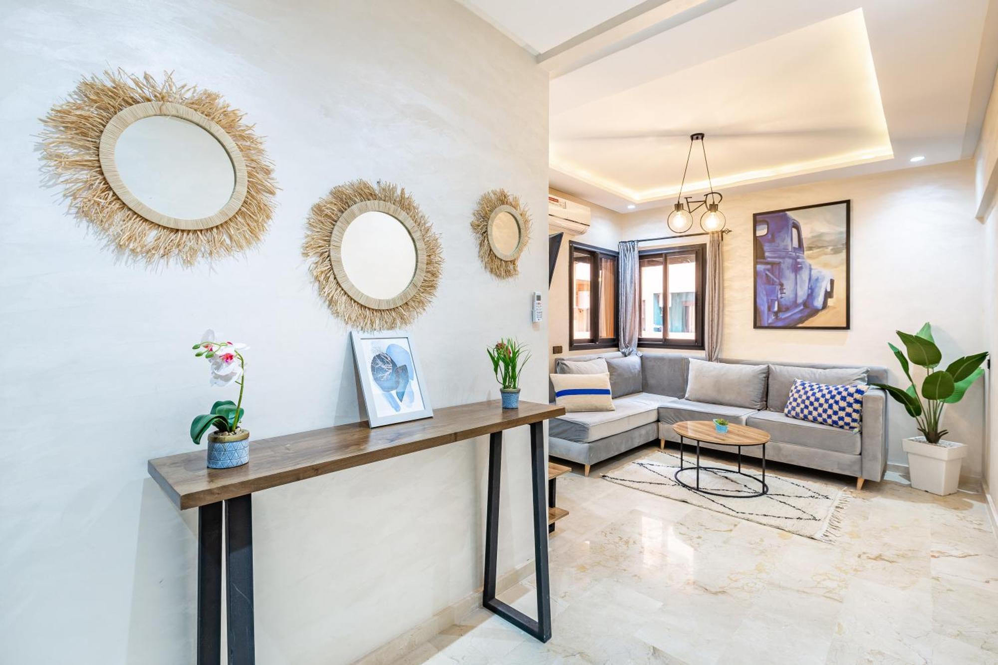 Magnificent Apartment In Gueliz - 100% Equipped マラケシュ エクステリア 写真